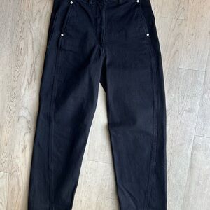 Lemaire Classic Twisted Jeans Pants Black